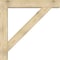 Ekena Millwork Traditional Block Rough Sawn Bracket w/ Offset Brace, Douglas Fir, 8"W x 48"D x 48"H BKT0806X48X48TRA05RDF - alternate 4